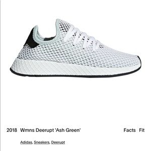 Adidas 2018
Wmns Deerupt 'Ash Green'